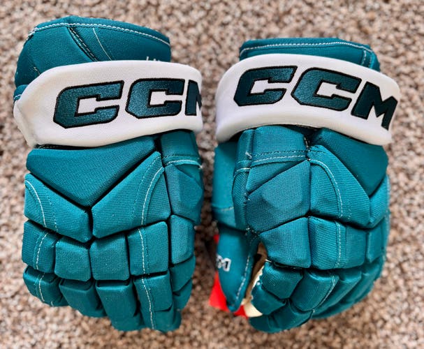 14" CCM HG12XP Gloves - Kevin Labanc San Jose Sharks