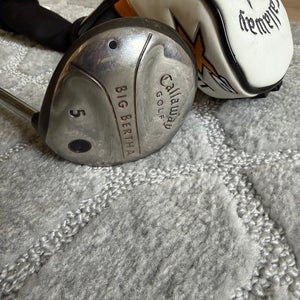 Men's Callaway Big Bertha Right Handed Fairway Wood Uniflex 5 Wood Steel Shaft (Used)