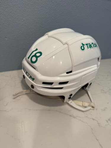 Toronto Maple Leafs St. Pats CCM Super Tacks X Helmet Pro Stock