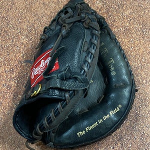 Used Rawlings Highlight Series Right Hand Throw Catcher's Baseball Glove 31.5"