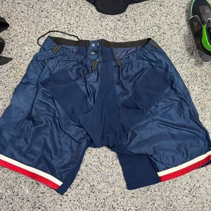 Blue XL Bauer Team Pant Shell Pro Stock (Used)
