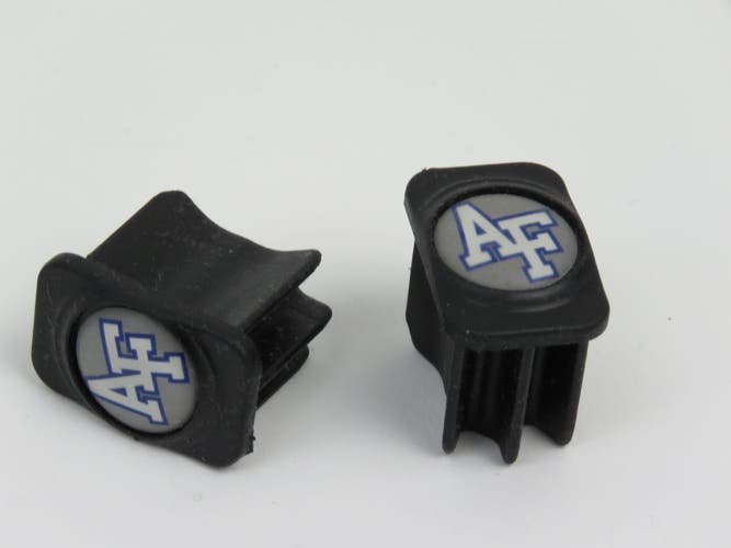 Air Force NCAA College Team Issued Pro Stock Hockey Stick End Cap (1 pair)