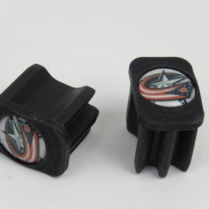 Columbus Blue Jackets NHL Team Issued Pro Stock Hockey Stick End Cap (1 pair)