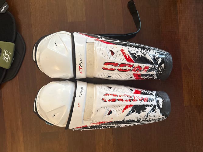 Senior CCM JetSpeed FT6 Pro 16" Shin Pads (Used)