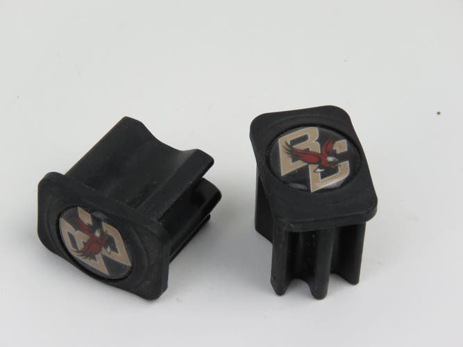 Boston College Eagles NCAA Team Issued Pro Stock Hockey Stick End Cap (1 pair)