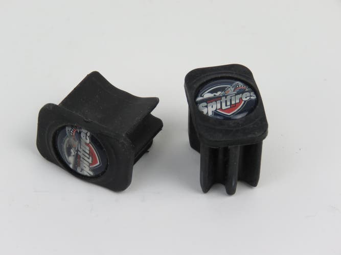 Windsor Spitfires OHL CHL Team Issued Pro Stock Hockey Stick End Cap (1 pair)