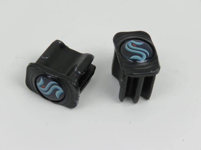 Seattle Kraken NHL Team Issued Pro Stock Hockey Stick End Cap (1 pair)