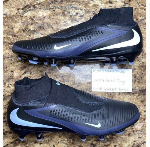 Men Size 6 Nike Phantom 6 High Pro FG Soccer Cleats Shadow Pack Black HQ2311-003