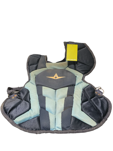 Used All-Star NAVY CHEST PROTECTOR Catchers Chest Protector Navy Blue Adult 11834-S000049594