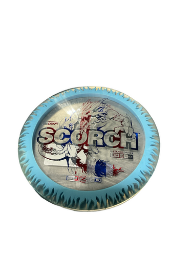 Used Discraft SCORCH Disc Golf Driver Carolina Blue 11834-S000049665