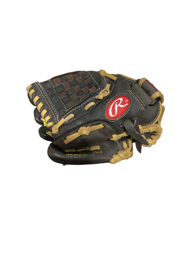 Used Rawlings HIGHLIGHT GLOVE BB/SB Glove LH Throw Brown 10" 11834-S000049163