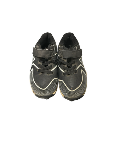 Used Athletic Works BLK/WHT CLEATS BB/SB Cleats Black Youth 10.0 11834-S000049296