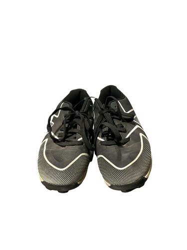 Used Athletic Works BLK/WHT CLEATS BB/SB Cleats Black Youth 13.0 11834-S000049299