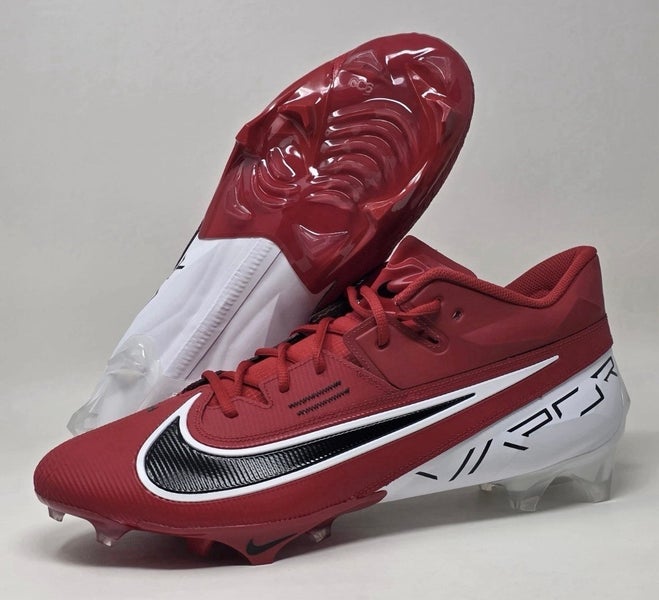 Men's Size 12 Nike Vapor Edge Elite 360 2 Red Black Football Cleats DA5457-600