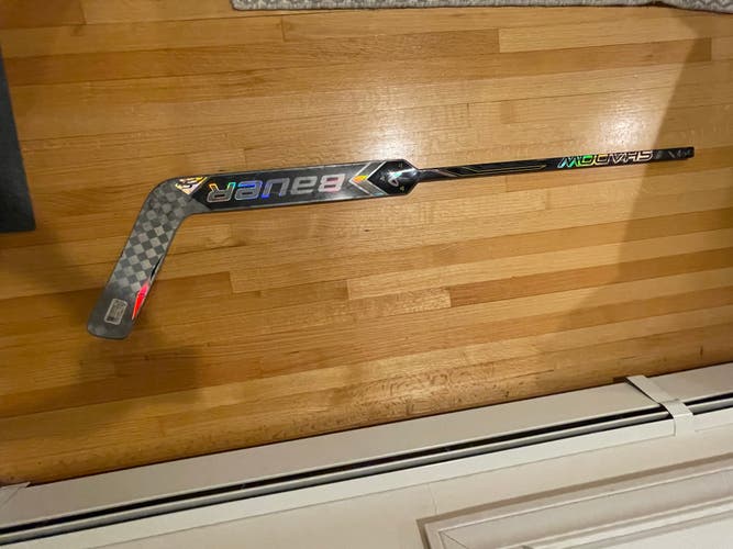 Intermediate Bauer Supreme Shadow Full Right Goalie Stick 23" Paddle (Used)