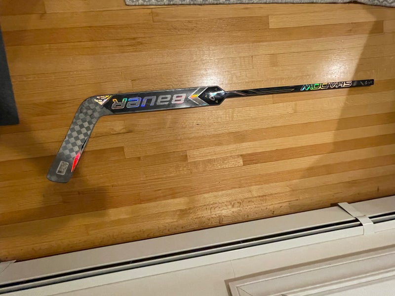 Intermediate Bauer Supreme Shadow Full Right Goalie Stick 23" Paddle (Used)