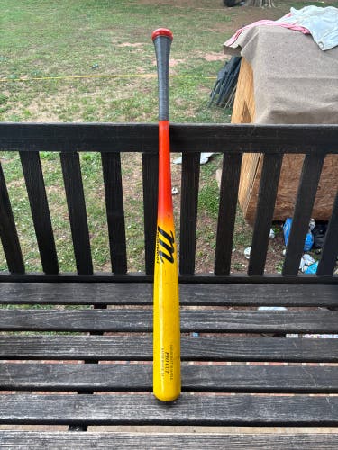 2025 Marucci Pro Cut Maple Training Bat (-3) 30 oz 33" (Used)