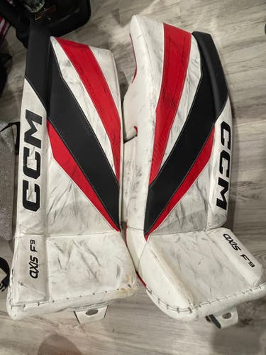 30" 2024 CCM Axis F9 Goalie Leg Pads (Used)