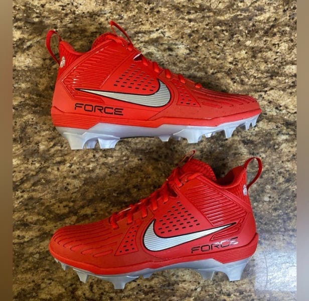 Men 11.5 Nike Force‎ Savage Pro 3 Football Cleats PE Ohio State Player Exclusive Size 11.5 - Nike Force Savage Pro 3 Football Cleats Ohio  main image 4