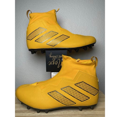 Men Size 16 Adidas Nasty 2.0 Team Collegiate Gold/Black Football Cleats HP8794