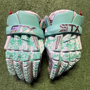 STX Surgeon RZR2 (Green) Medium Lacrosse Gloves | Brand New With Tags