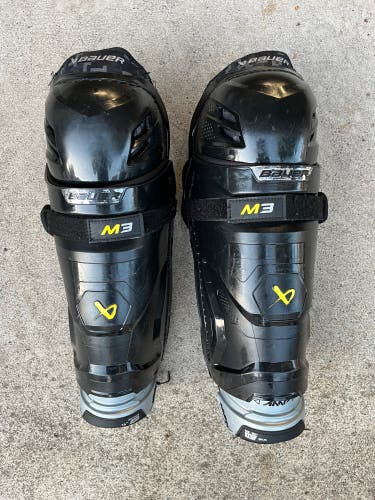 Intermediate Bauer Supreme M3 14" Shin Pads (Used)