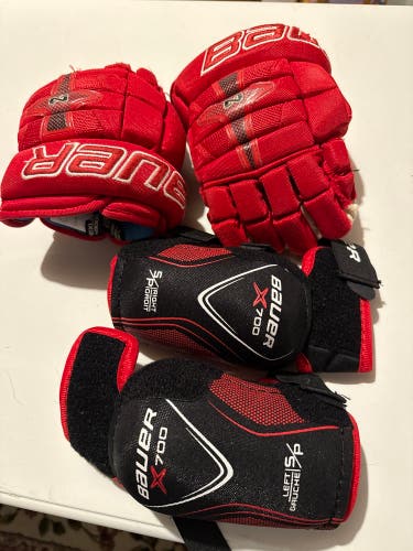 Junior Small Bauer Vapor X700 Elbow Pads (Used)