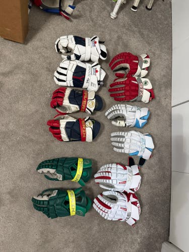 Lacrosse Gloves Lot
