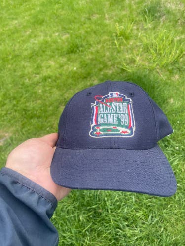 Blue Adult Unisex Boston Red Sox 1999 all star game One Size Fits All Hat (Used)