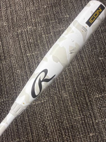 2025 Rawlings Icon Composite Bat USSSA Certified (-10) Composite 19 oz 29" (Used)