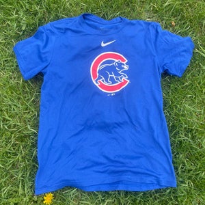 Chicago Cubs Blue Medium Men's Nike Dri Fi Shirt (Used)