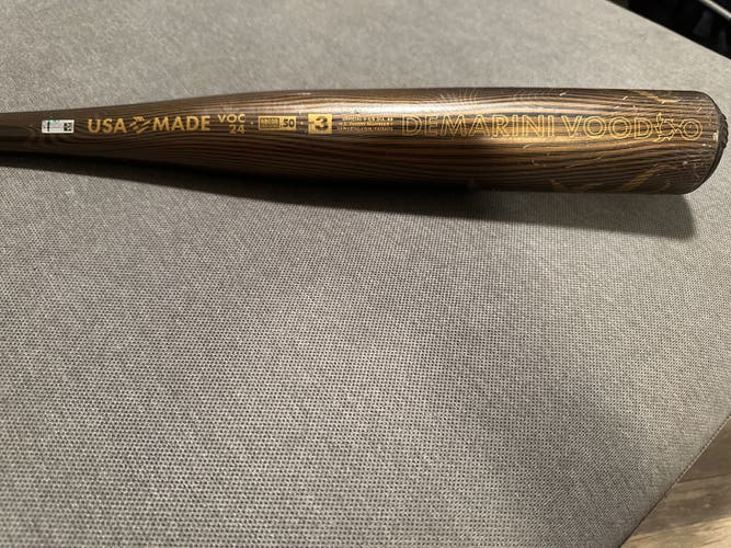 2024 DeMarini Voodoo One Alloy BBCOR Certified Bat (-3) 30 oz 33" (Used)