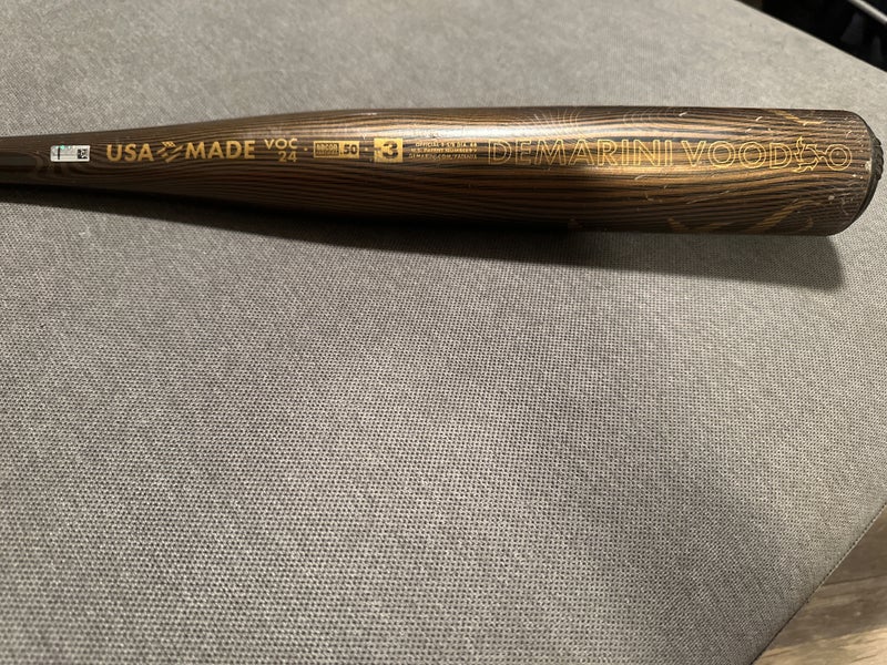 2024 DeMarini Voodoo One Alloy BBCOR Certified Bat (-3) 30 oz 33" (Used)