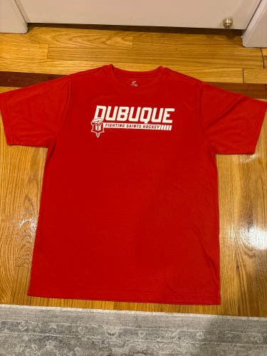 Dubuque Fighting Saints T-Shirt size Large (New)