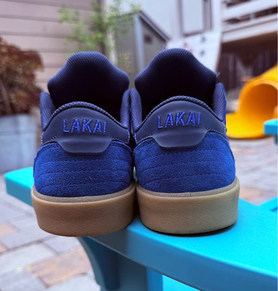 Lakai Limited Footwear Cambridge Blue Suede Men's Skateboard Sneakers US  Size 9 | SidelineSwap