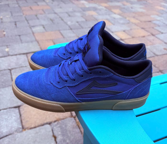 Lakai Limited Footwear Cambridge Blue Suede Men's Skateboard Sneakers US  Size 9 | SidelineSwap