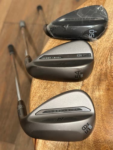 Men's Titleist Vokey Right Handed Wedge Steel Shaft (New) set of 3 see pics