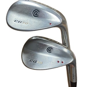 Pair of Cleveland CG10 Right Handed Wedge Regular Flex 56 Degree & 60 Degree Steel Shaft