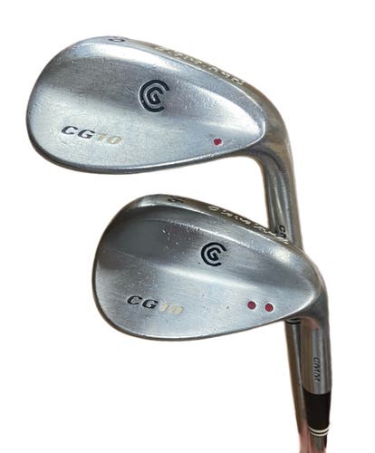 Pair of Cleveland CG10 Right Handed Wedge Regular Flex 56 Degree & 60 Degree Steel Shaft