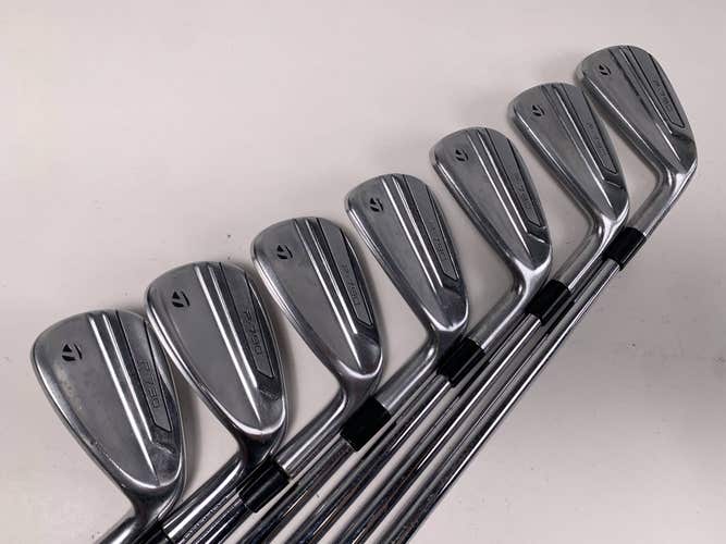 TaylorMade P790 2019 Iron Set 4-PW DG S300 VSS Pro Stiff Steel Mens RH -1/2''