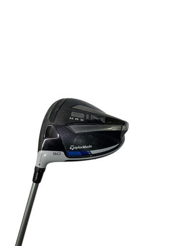 Used Taylormade SIM MAX Mens Driver LH 9.0 Degree 11347-S000268192