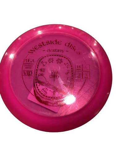 Used Westside DESTINY Disc Golf Driver Pink 169g 11347-S000268151