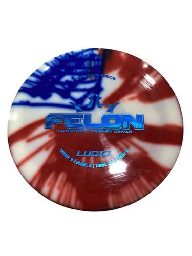 Used Dynamic Discs FELON LUCID Disc Golf Driver Red 175g 11347-S000268148