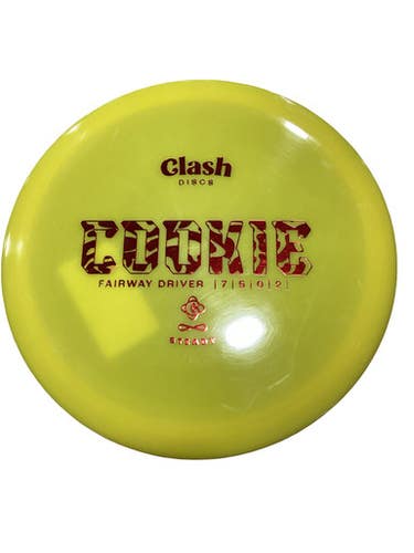 Used Clash Discs COOKIE Disc Golf Driver Yellow 173g 11347-S000268133