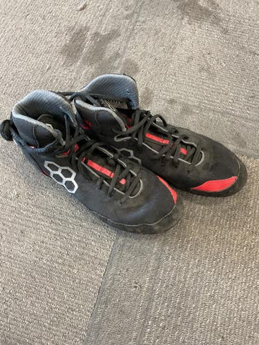 Used Rudis Wrestling Shoes Black Senior 9 11614-S000235483