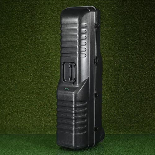 Golf Guard Locking Hard Shell Golf Club Rolling Travel Case, Excellent ~ W/ Key!