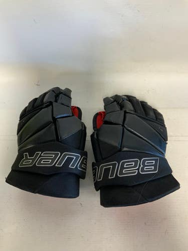 Used Bauer VAPOR 3X Senior Gloves Black 14" 11823-S000038742