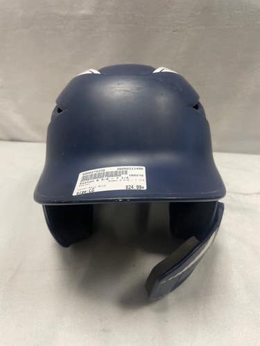 Used Easton 6 5/8 - 7 1/4 Batting Helmet No Mask Navy Blue LG 11490-S000272238