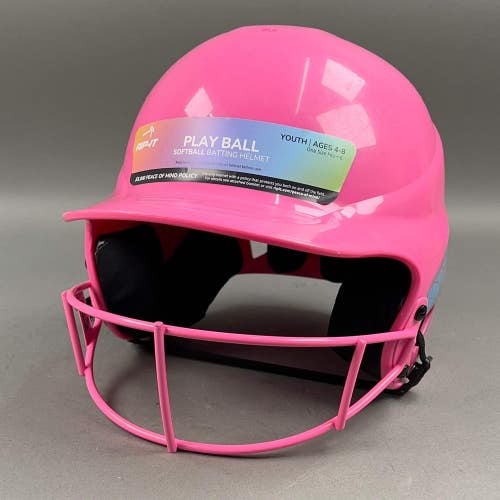 Rip-It Play Ball S/M 6" to 6 7/8" Youth Softball Batting Helmet