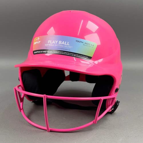 Rip-It Play Ball S/M 6" to 6 7/8" Youth Softball Batting Helmet
